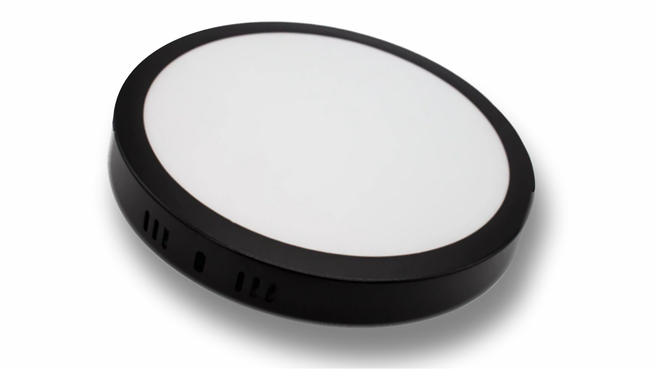 Redondo Sobreponer Borde negro